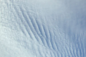 Wind streaked clouds