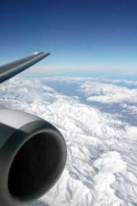 A wintry North Canterbury from the air