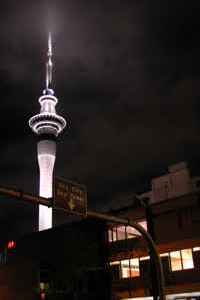 Photograph: Sky Tower by night