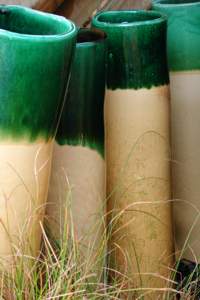 JPEG: Green-tipped pipes